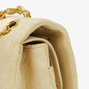 Chanel Vintage Classic Double Flap Bag in Quilted Lambskin with 24K Gold-Plated Hardware