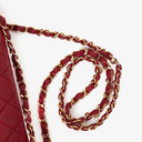 Chanel Vintage Classic Double Flap Bag in Quilted Lambskin with 24K Gold-Plated Hardware