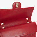 Chanel Vintage Classic Double Flap Bag in Quilted Lambskin with 24K Gold-Plated Hardware
