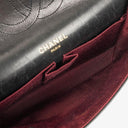 Chanel Vintage Classic Medium Double Flap Bag in Quilted Black Lambskin with 24-karat Gold-Plated Hardware