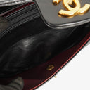 Chanel Vintage Classic Single Flap Bag In Black Quilted Lambskin With 24K Gold-Plated Hardware