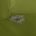 Chanel Vintage Crossbody Flap Bag Light Green Quilted Suede