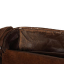 Chanel Vintage Flap Bag Brown Quilted Suede With Silver-Tone Hardware