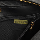Chanel Vintage Front Pocket Camera Bag Black Quilted Caviar Leather With 24K Gold-Plated Hardware