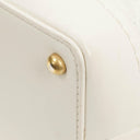 Chanel Vintage Globe Trotter White Caviar Flap Bag
