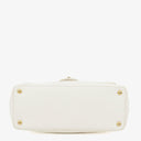 Chanel Vintage Globe Trotter White Caviar Flap Bag