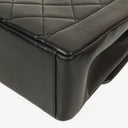 Chanel Vintage Large Diana Black Flap Bag 24K Gold-Plated Hardware