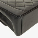 Chanel Vintage Large Diana Black Flap Bag 24K Gold-Plated Hardware