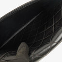 Chanel Vintage Large Diana Black Flap Bag 24K Gold-Plated Hardware