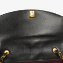 Chanel Vintage Large Diana Black Flap Bag 24K Gold-Plated Hardware