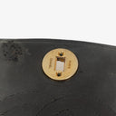 Chanel Vintage Large Half-Moon Single Flap Bag Black Quilted Lambskin 24K Gold-Plated Hardware, 1986-1988