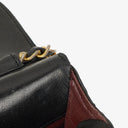 Chanel Vintage Large Half-Moon Single Flap Bag Black Quilted Lambskin 24K Gold-Plated Hardware, 1986-1988