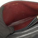 Chanel Vintage Large Half-Moon Single Flap Bag Black Quilted Lambskin 24K Gold-Plated Hardware, 1986-1988