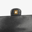 Chanel Large Kelly Top Handle Black Quilted Caviar Leather With 24K Gold-Plated Hardware