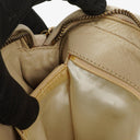 Chanel Vintage Medium CC Neutral Quilted Lambskin Camera Tassel Bag