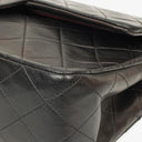 Chanel Vintage Medium Classic Double Flap Bag Black Quilted Lambskin 24K Gold-Plated Hardware, 1991-1994