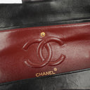 Chanel Vintage Medium Classic Double Flap Bag Black Quilted Lambskin 24K Gold-Plated Hardware