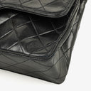 Chanel Vintage Medium Classic Double Flap Bag Black Quilted Lambskin 24K Gold-Plated Hardware