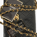 Chanel Vintage Medium Classic Double Flap Bag Black Quilted Lambskin 24K Gold-Plated Hardware