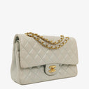 Chanel Vintage Medium Classic Double Flap Bag Quilted Lambskin 24K Gold-Plated Hardware