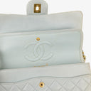 Chanel Vintage Medium Classic Double Flap Bag Quilted Lambskin 24K Gold-Plated Hardware