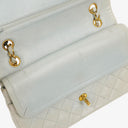 Chanel Vintage Medium Classic Double Flap Bag Quilted Lambskin 24K Gold-Plated Hardware