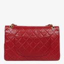 Chanel Vintage Medium Classic Double Flap Bag Red Quilted Lambskin 24K Gold-Plated Hardware