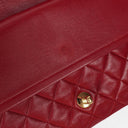 Chanel Vintage Medium Classic Double Flap Bag Red Quilted Lambskin 24K Gold-Plated Hardware