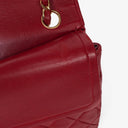 Chanel Vintage Medium Classic Double Flap Bag Red Quilted Lambskin 24K Gold-Plated Hardware