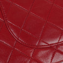 Chanel Vintage Medium Classic Double Flap Bag Red Quilted Lambskin 24K Gold-Plated Hardware