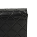Chanel Vintage Medium Classic Single Flap Bag Black Quilted Lambskin With 24K Gold-Plated Hardware