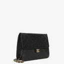 Chanel Vintage Medium Classic Single Flap Bag Black Quilted Lambskin With 24K Gold-Plated Hardware