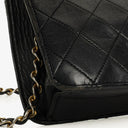 Chanel Vintage Medium Classic Single Flap Bag Black Quilted Lambskin With 24K Gold-Plated Hardware