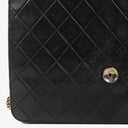 Chanel Vintage Medium Classic Single Flap Bag Black Quilted Lambskin With 24K Gold-Plated Hardware