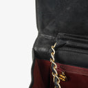 Chanel Vintage Medium Classic Single Flap Bag Black Quilted Lambskin With 24K Gold-Plated Hardware