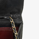 Chanel Vintage Medium Classic Single Flap Bag Black Quilted Lambskin With 24K Gold-Plated Hardware
