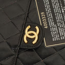 Chanel Vintage Medium Classic Single Flap Bag Black Quilted Lambskin With 24K Gold-Plated Hardware