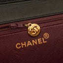 Chanel Vintage Medium Classic Single Flap Bag Black Quilted Lambskin With 24K Gold-Plated Hardware