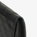 Chanel Vintage Medium Classic Single Flap Bag Black Quilted Lambskin With 24K Gold-Plated Hardware