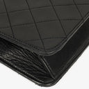 Chanel Vintage Medium Classic Single Flap Bag Black Quilted Lambskin With 24K Gold-Plated Hardware