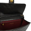 Chanel Vintage Medium Classic Single Flap Bag Black Quilted Lambskin With Gold-Tone Hardware