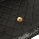 Chanel Vintage Medium Classic Single Flap Bag Black Quilted Lambskin With Gold-Tone Hardware