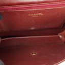 Chanel Vintage Medium Classic Single Flap Bag Burgundy Quilted Lambskin With Gold-Tone Hardware