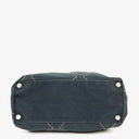 Chanel Vintage Medium Cruise Line No.5 Navy Quilted Canvas Tote Bag