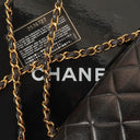 Chanel Vintage Medium Diana Black Flap Bag 24K Gold-Plated Hardware