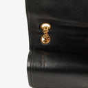 Chanel Vintage Medium Timeless Classic Double Flap Bag Black Quilted Lambskin 24K Gold-Plated Hardware And Mademoiselle Chain