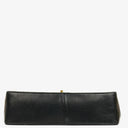 Chanel Vintage Medium Timeless Classic Double Flap Bag Black Quilted Lambskin 24K Gold-Plated Hardware And Mademoiselle Chain