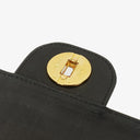 Chanel Vintage Medium Timeless Classic Double Flap Bag Black Quilted Lambskin 24K Gold-Plated Hardware And Mademoiselle Chain