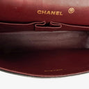 Chanel Vintage Medium Timeless Classic Double Flap Bag Black Quilted Lambskin 24K Gold-Plated Hardware And Mademoiselle Chain