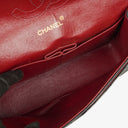 Chanel Vintage Medium Timeless Classic Double Flap Bag Black Quilted Lambskin 24K Gold-Plated Hardware And Mademoiselle Chain